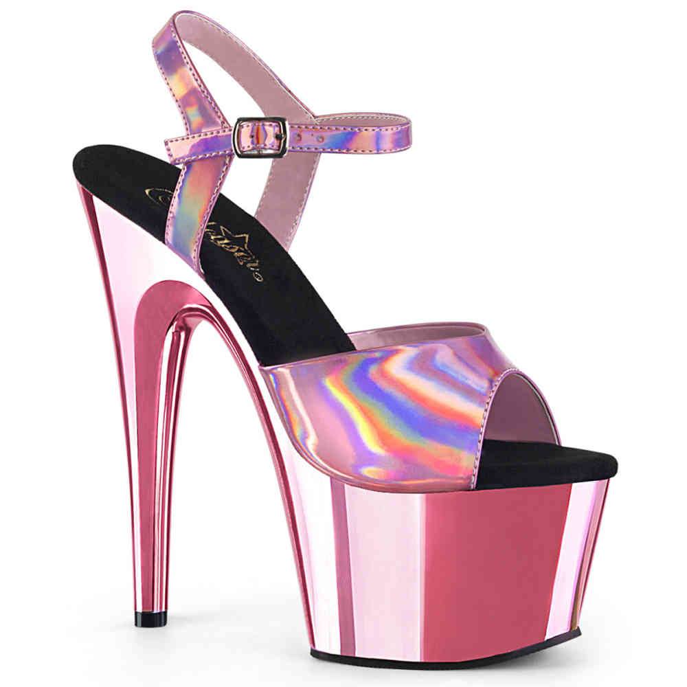 Pleaser - ADORE709HGCH Sandaal met enkelband, Paaldans schoenen - Paaldans schoenen - Roze Product image